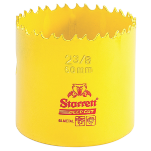 STARRETT DCH0238-G 2-3/8'' (60mm) NVP Deep Cut Bi-Metal Hole Saw