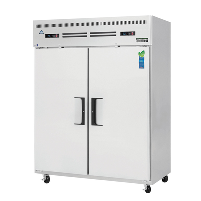 Everest ESWRF2 Reach-In Refrigerator and Freezer Combo 2 Solid Doors, 115v, NSF - 52 cu. ft.