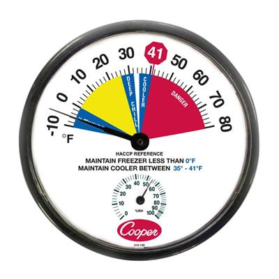 Cooper 212-159-8 Cooler/Freezer Thermometer