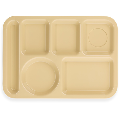 Carlisle P61425 Compartment Tray, Tan