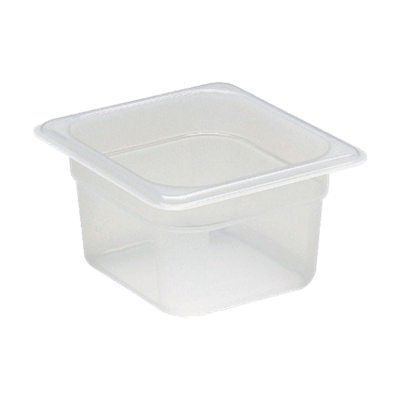 Cambro Translucent 1/6 Size 4"D Food Pans