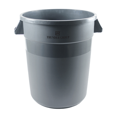 Winco PLTC032G 32 Gallon Gray Waste Container