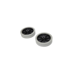 Nilfisk Advance - 9100000551 - Wheels Kit 2 Pcs. Grey Threaded Pattern