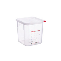 Araven 11852 Square Polypropylene Container, 4 L./ 4,2 qt