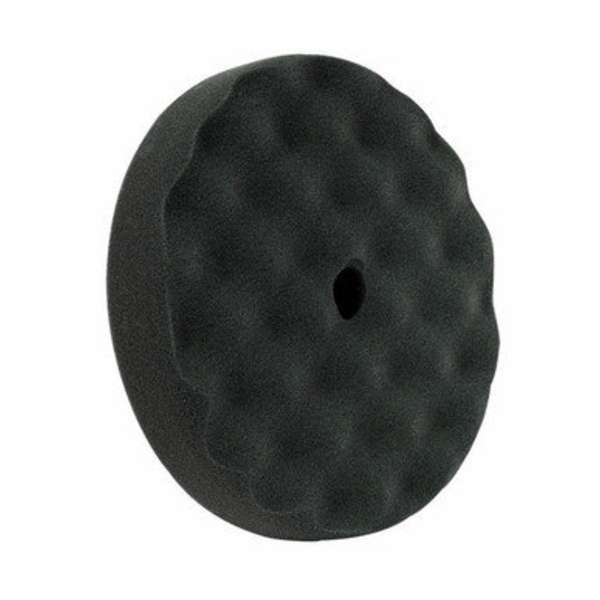 8" Waffle Pad, Lipped, Black