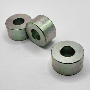 11MM X 25.4MM X 14MM SPACER 1018 - 1026 STEEL ZINC YELLOW PER PRINT