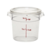 Cambro Camwear 1 qt. Round Food Storage Containers