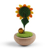 Figurine Sunflower & Owl