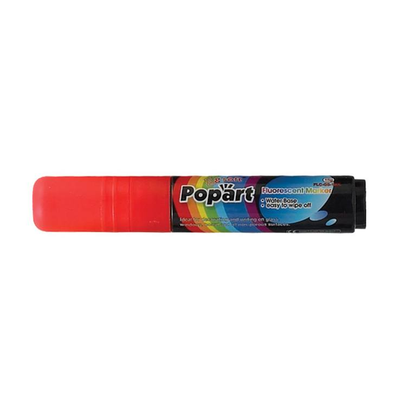 Winco MBPM-R 15G Ink Capacity Deluxe Plus Neon Marker