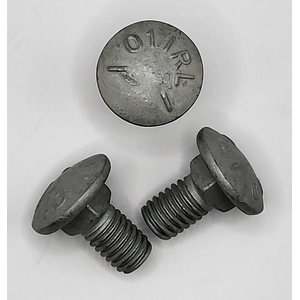 3/8" - 16 X 3/4" SQUARE NECK ROUND HEAD BOLT SAE J429 GR 5 MAGNI 501 GREY