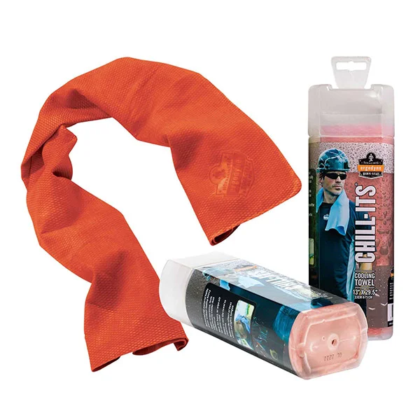 Cooling Towel - PVA Evaporative - Reusable - Orange