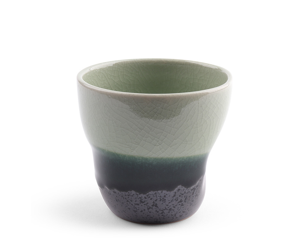 Teacup Indent Gray & Green