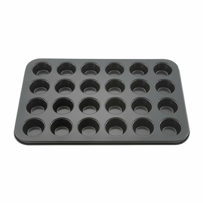 Winco AMF-24MNS (24) 1.5 Oz. 1-3/4" Dia. X 7/8"H Cups Mini Muffi