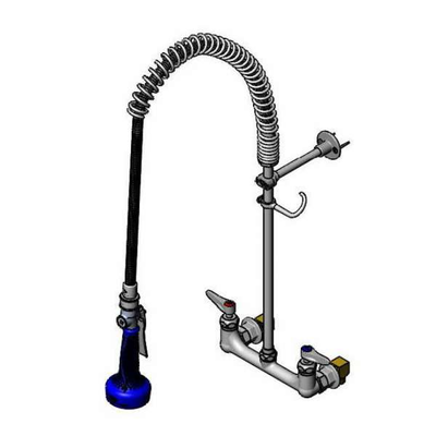 T&S Brass B-0133-CR-B08SK EasyInstall Pre-Rinse Unit 8" Wall Mount