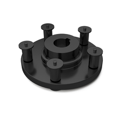 Tennant/Nobles - 4024289 - Hub Assy, Wheel, 5 Bolt 4.50Bc 1.5 Taper (Replaces Tennant 82239)