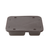 Lid, flex tray, snap-on, brown