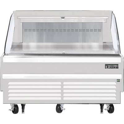 Everest EOMH-60-W-35-S Open Air Merchandiser 2 Shelves, 115v, NSF - 9.3 cu. ft.