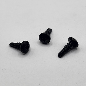 NO. 8" - 18 X 1/2" PHILLIPS PAN HEAD SELF DRILLING SCREW BSD STYLE 2 STEEL CASE HARDENED ZINC TRIVALENT BLACK