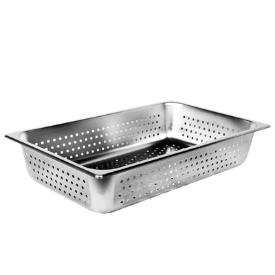 FSE STPA3004PF Perforated Steam Table Pan, Full Size 4" 24 ga.