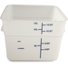 Carlisle StorPlus White 12 qt Square Food Storage Container