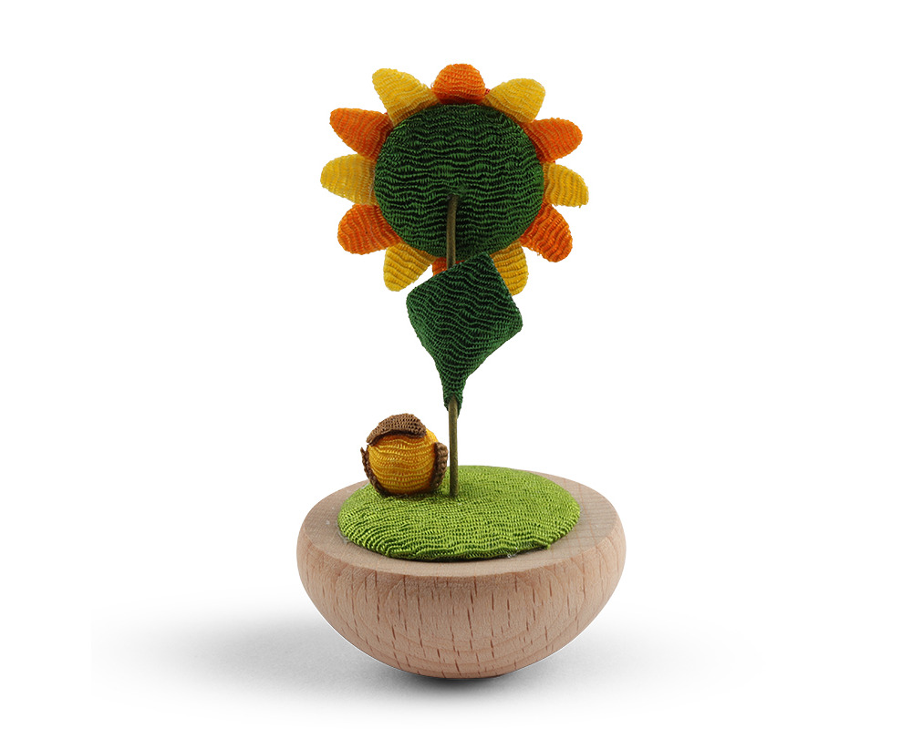 Figurine Sunflower & Owl