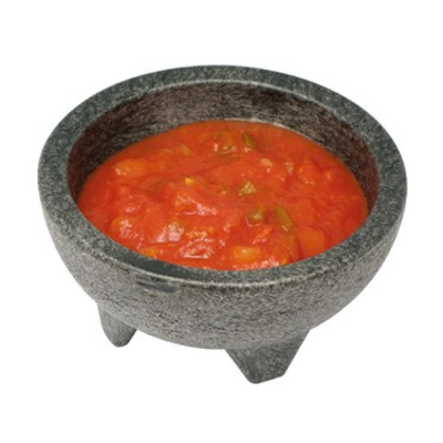 Winco PMSB-10 10 Oz. Molcajete Salsa Bowl