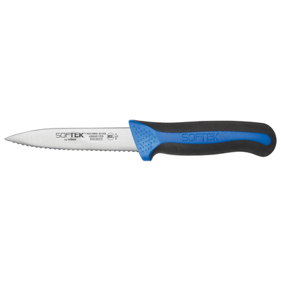 Winco KSTK-31 3-1/2" Blade Sof-Tek™ Paring Knifes