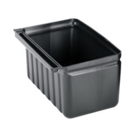 Cambro 2.5 Gallon Black Silverware Holder
