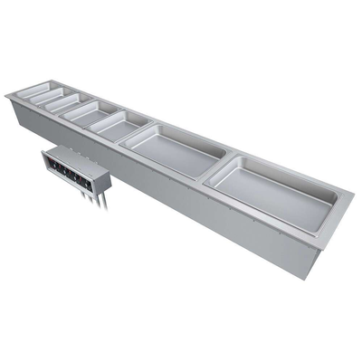 Hatco DHWBI-S4 (4) Full Size Pan Capacity Hot Food Well Unit, Drop-In, Electric