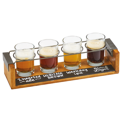 Cal-Mil 22011-99 13-1/2"W x 4"D x 3"H Beer Taster Board