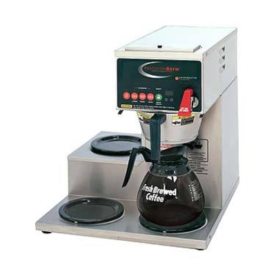 Grindmaster-Cecilware B-3WL (3) Warmers (1 Bottom Single Brewer For Decanters (Decanters Sold Separately) Automatic Fill With Pourover Option GRINDMASTER PrecisionBrew Coffee Brewer