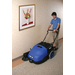 Clarke BSW 28 sweeping a carpeted hallway