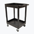 Heavy-duty utility cart, small, black