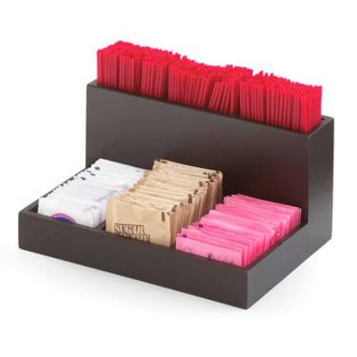 Cal-Mil 796-96 9"W x 6-1/4"D x 4-1/2"H Midnight Bamboo Packet Display