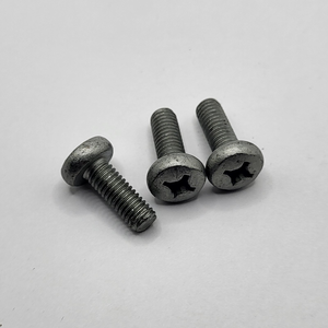 M6 - 1 X 16MM DIN 7985 PHILLIPS PAN HEAD MACHINE SCREW 4.8 MAGNI 501 GREY