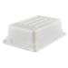 Cambro 12186P148 Poly 12"L x 18"W x 6"H White Food Storage Boxes