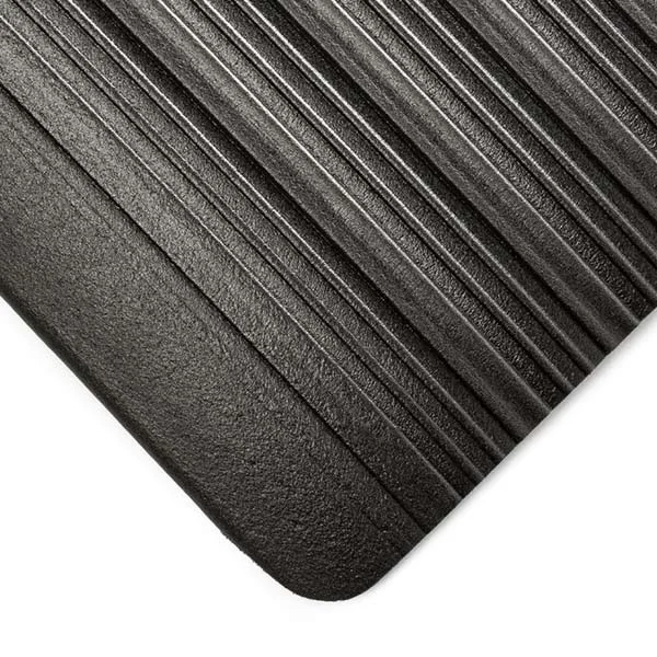 Tuf Sponge Ribbed Mat - 3' x 60' - Black