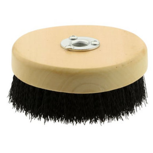 5" Diameter Direct Mount Wood Block Rotary Brush