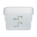 Cambro Translucent 2 qt. CamSquare Container
