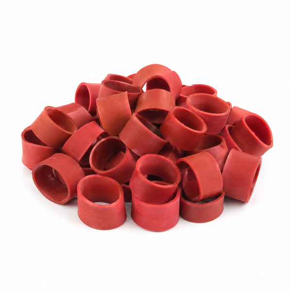 Coldwater Lobster Bands - 20 lb Case - Red