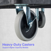 FSE 373-XLC11-B Two-Shelf Heavy-Duty Utility Cart