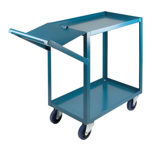 Order Picking Cart - 46" x 18" x 36" - 1200 lb Capacity - Steel - 2 Shelf
