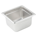 Winco SPJP-604 - Anti-Jam Steam Pan, 23 Gauge Stainless Steel -