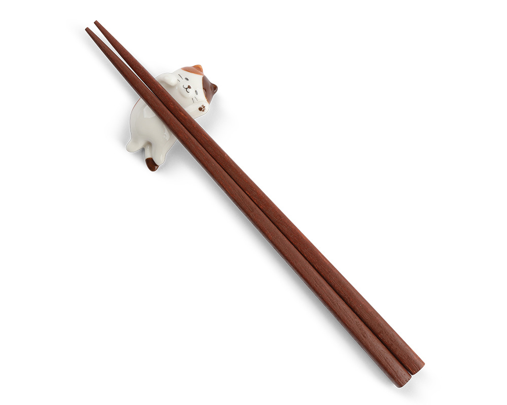 Chopstick Rest Cat Mike Relaxing