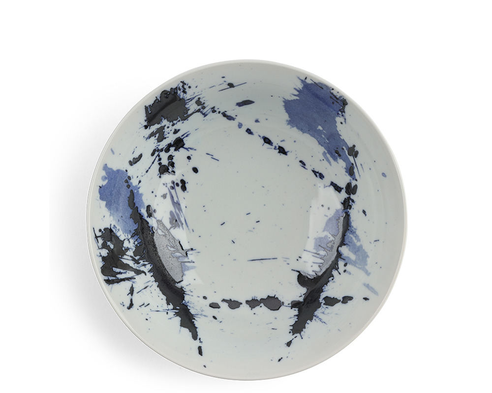 Blue Sumi 7.75" Noodle Bowl