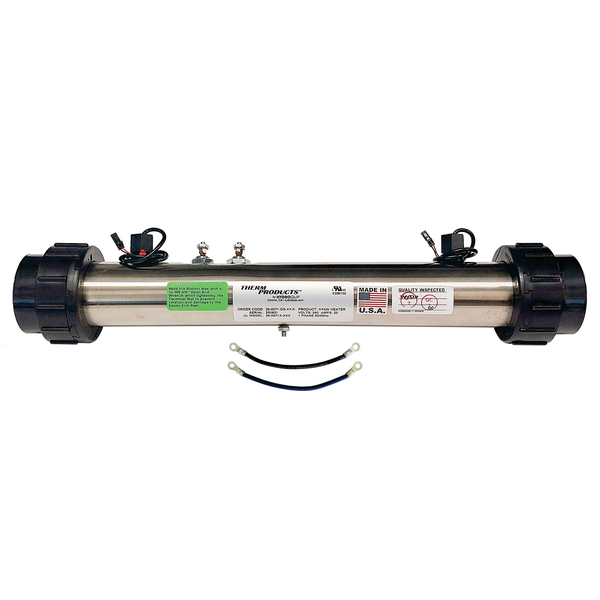 15" Universal 5.5kW Dual Sensor Flow Thru Heater Assembly 26-0071-DS-7S-K