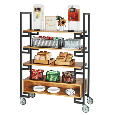 Cal-Mil 22123-99 48"W x 18"D x 70-1/2"H Madera Serving Cart
