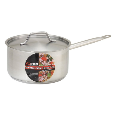 Winco 2 qt. Sauce Pan and Lid