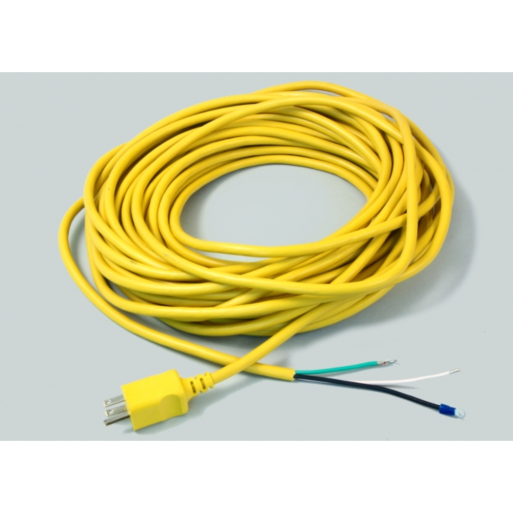 Power Cord, 14/3 Yellow 75'