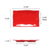 Thunder Group 24140PR 131/2" x 91/8" x 13/8" Wavy Rectangular Pl